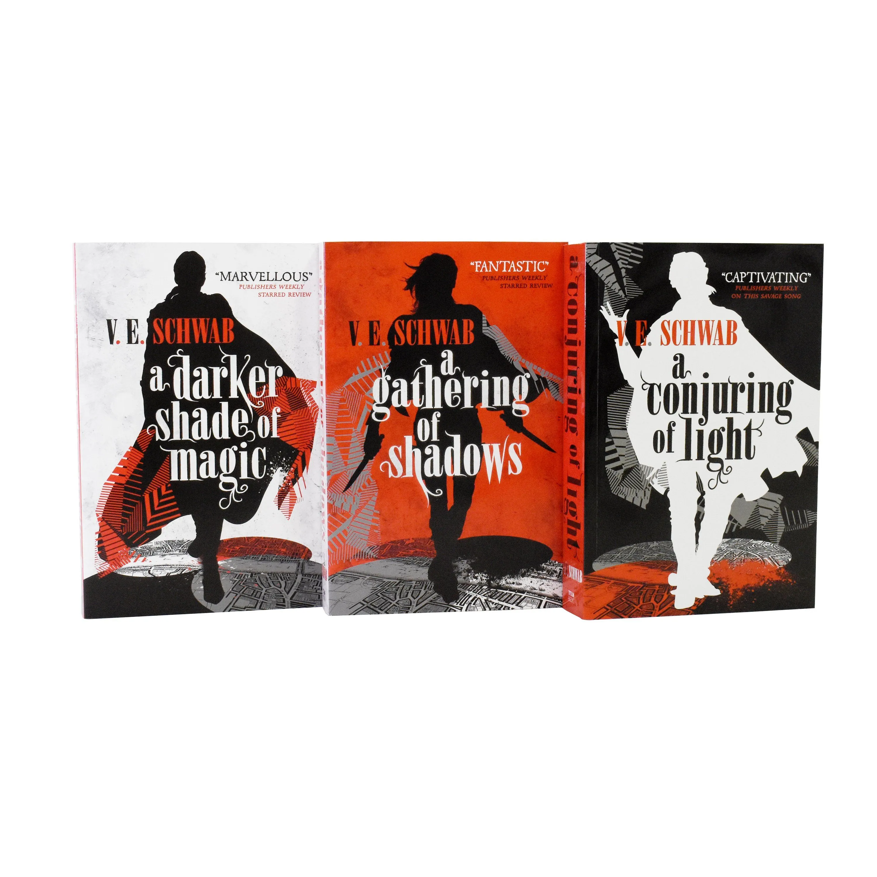 A Darker Shade Of Magic Trilogy 3 Books Set By V. E. Schwab - Fiction - Paperback