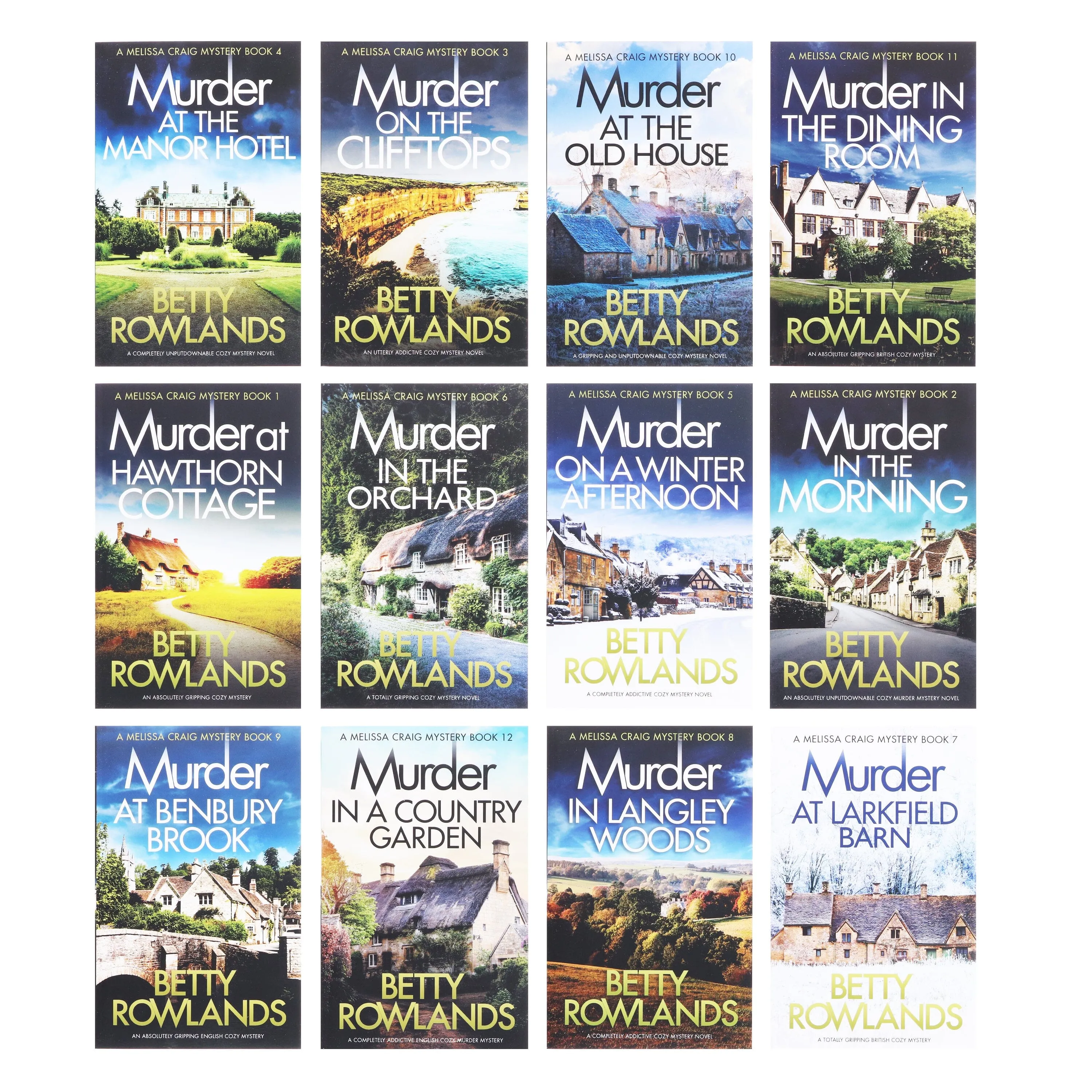 A Melissa Craig Mystery Series by Betty Rowlands 12 Books Collection Set - Fiction - Paperback
