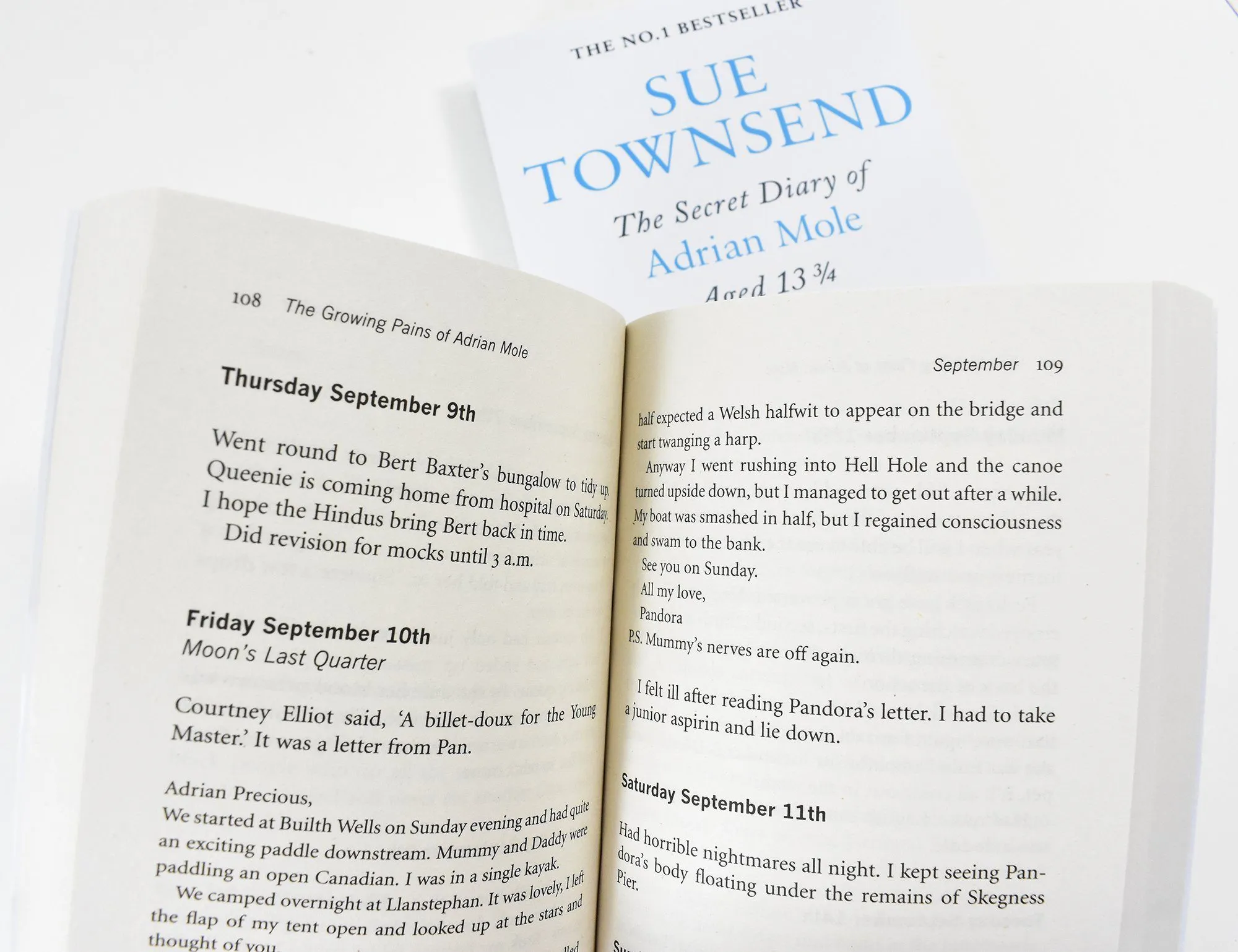 Adrian Mole Series by Sue Townsend 8 Books Collection Set - Young Adult - Paperback