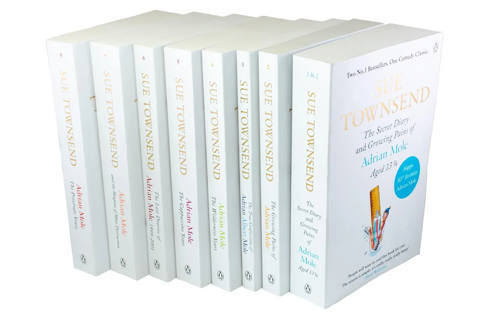 Adrian Mole Series by Sue Townsend 8 Books Collection Set - Young Adult - Paperback