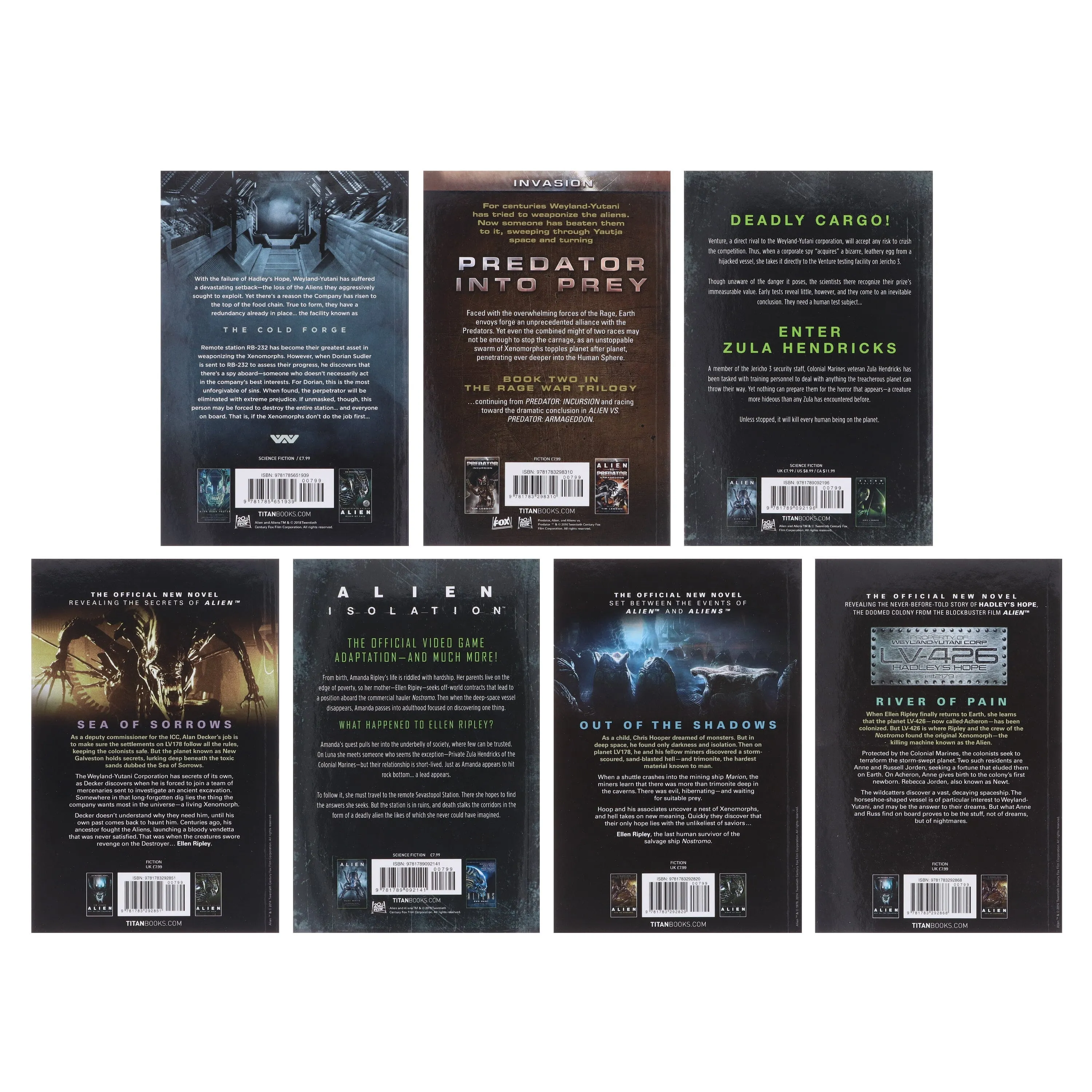 Alien Series 7 Books Collection Set - Fiction - Paperback