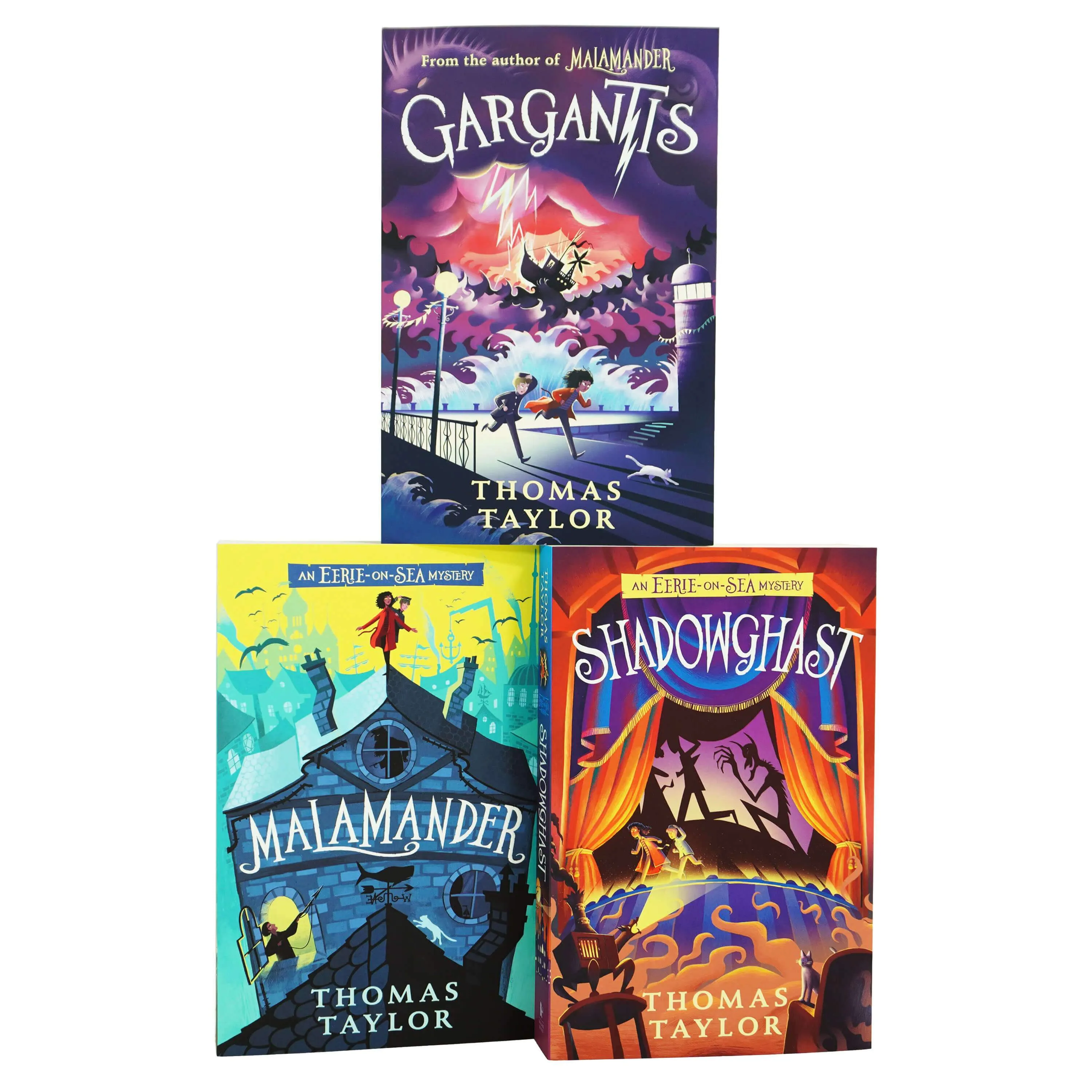 An Eerie-on-Sea Mystery Series 3 Books Set By Thomas Taylor - Ages 8-12 - Paperback
