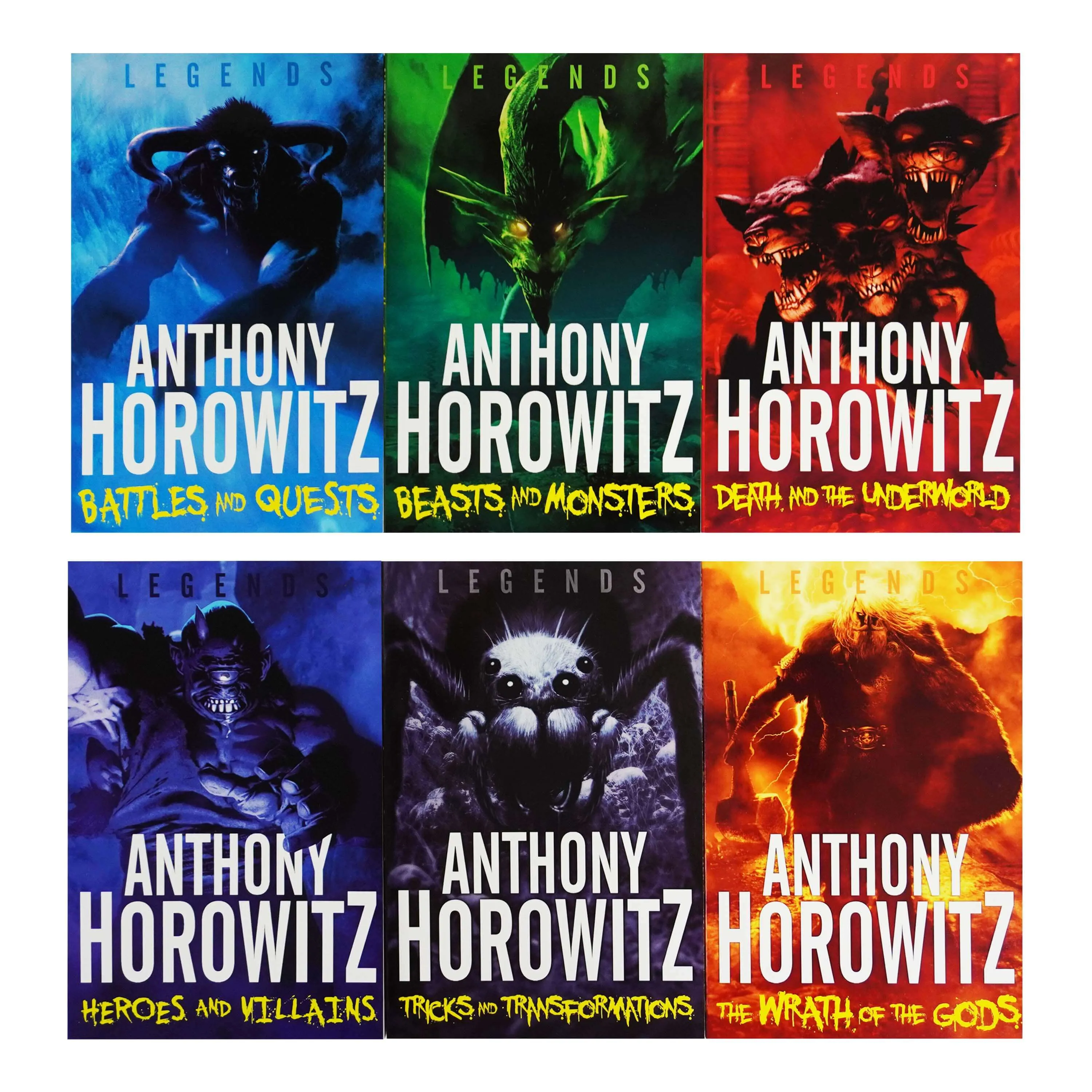 Anthony Horowitz Legends 6 Books Collection Set - Mystery - Ages 7-11 - Paperback