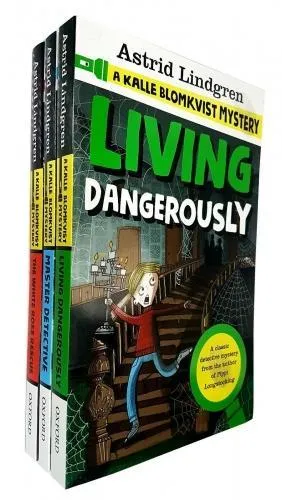 Astrid Lindgren A Kalle Blomkvist Mystery Series 3 Book set - Age 9-14 - Paperback
