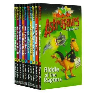 Astrosaurs Series Collection 10 Books Set By Steve Cole - Ages 7  - Paperback
