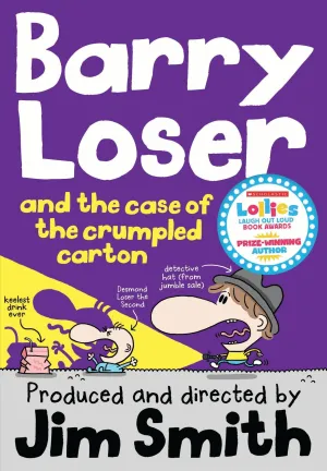 Barry Loser & The Case Of The Crumpled Carton By Jim Smith - Ages 7-9 - Paperback