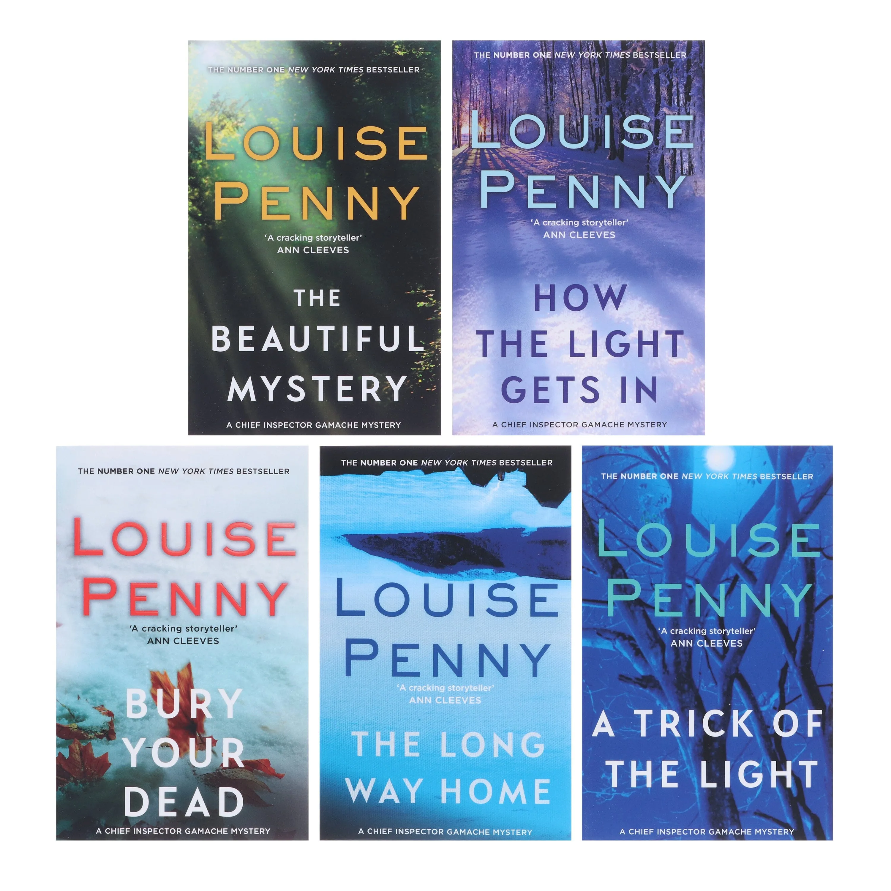 Chief Inspector Gamache Mystery Series (Book 6-10) by Louise Penny: 5 Books Collection Set - Fiction- Paperback