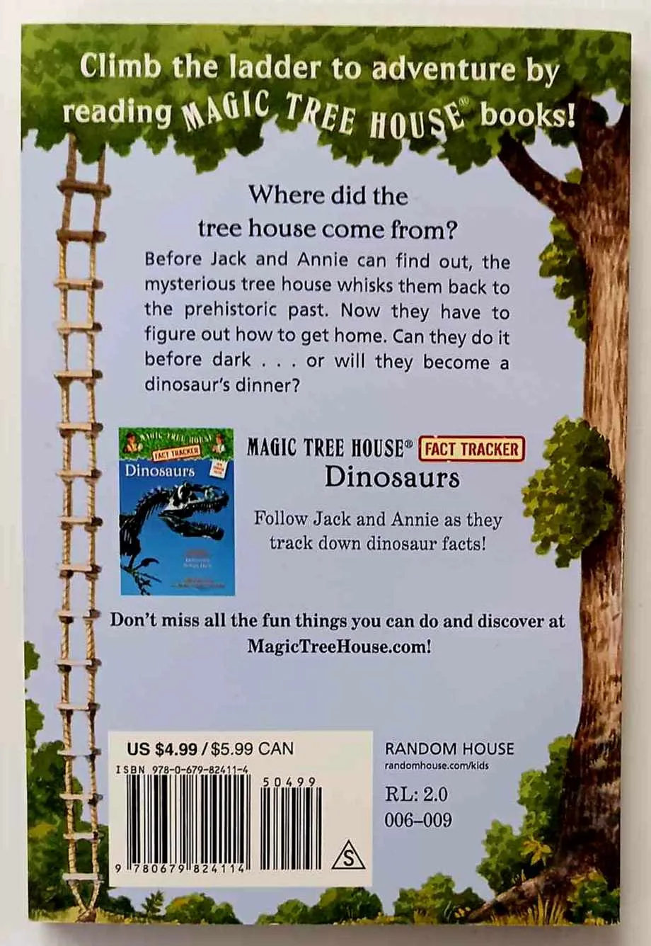 DINOSAURS BEFORE DARK - Mary Pope Osborne