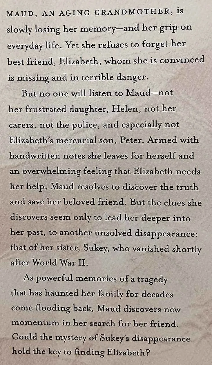 ELIZABETH IS MISSING - Emma Healey