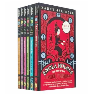 Enola Holmes Mystery Series 6 Books Collection Set by Nancy Springer - Young Adult - Paperback