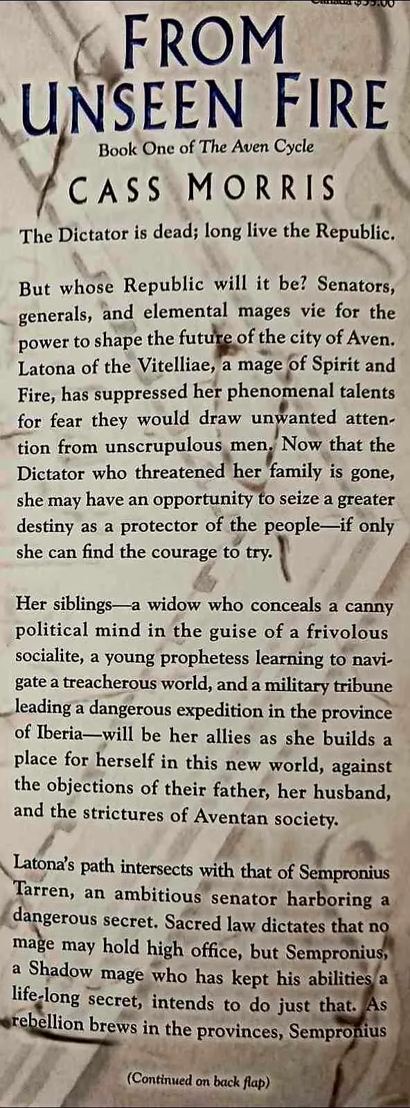 FROM UNSEEN FIRE - Cass Morris