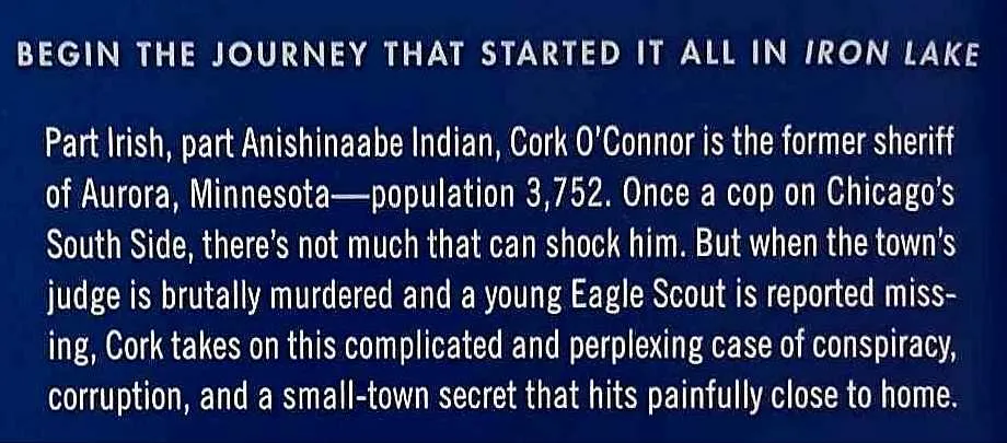 IRON LAKE - William Kent Krueger