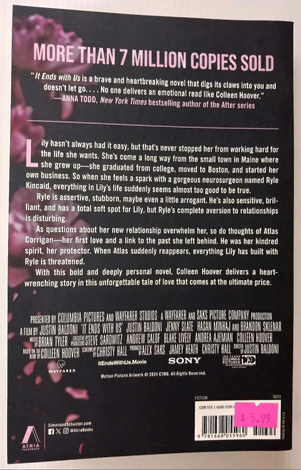 IT ENDS WITH US - Colleen Hoover