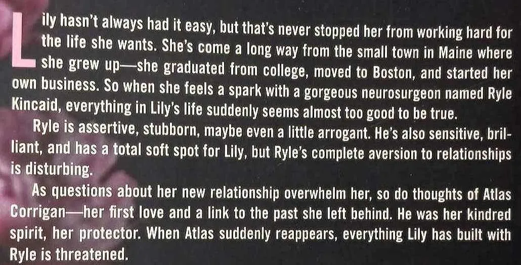 IT ENDS WITH US - Colleen Hoover