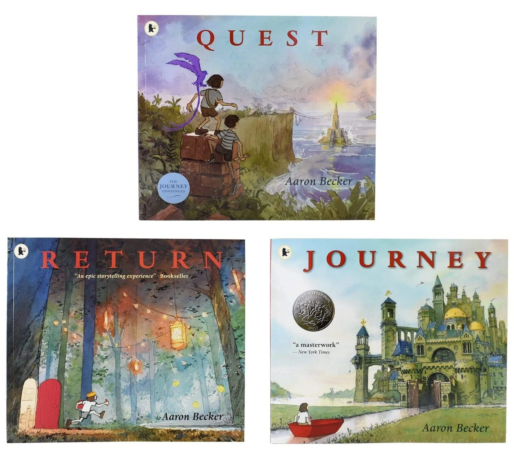 Journey Trilogy 3 Books Collection by Aaron Becker - Age 0-5 - Paperback