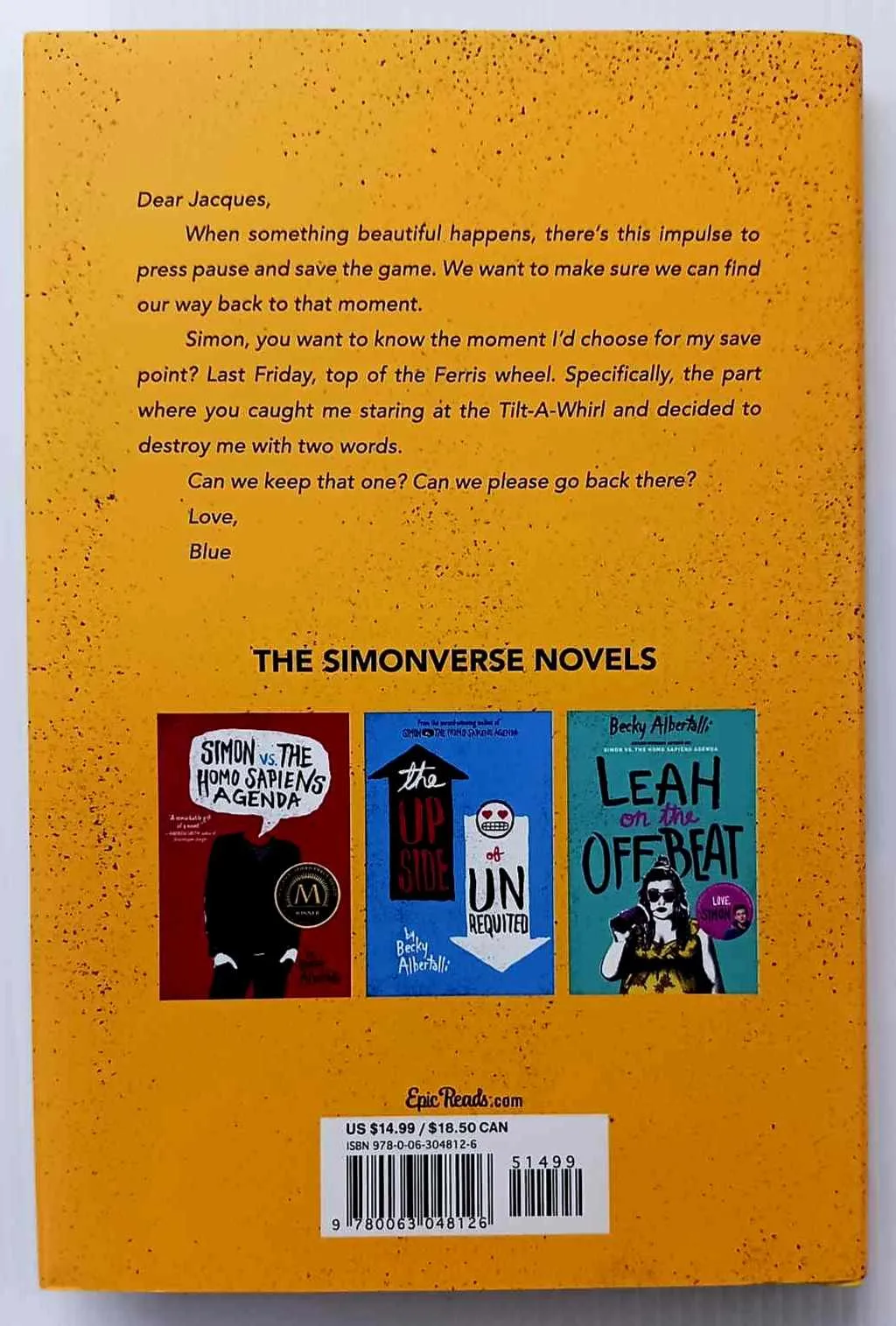 LOVE, CREEKWOOD - Becky Albertalli