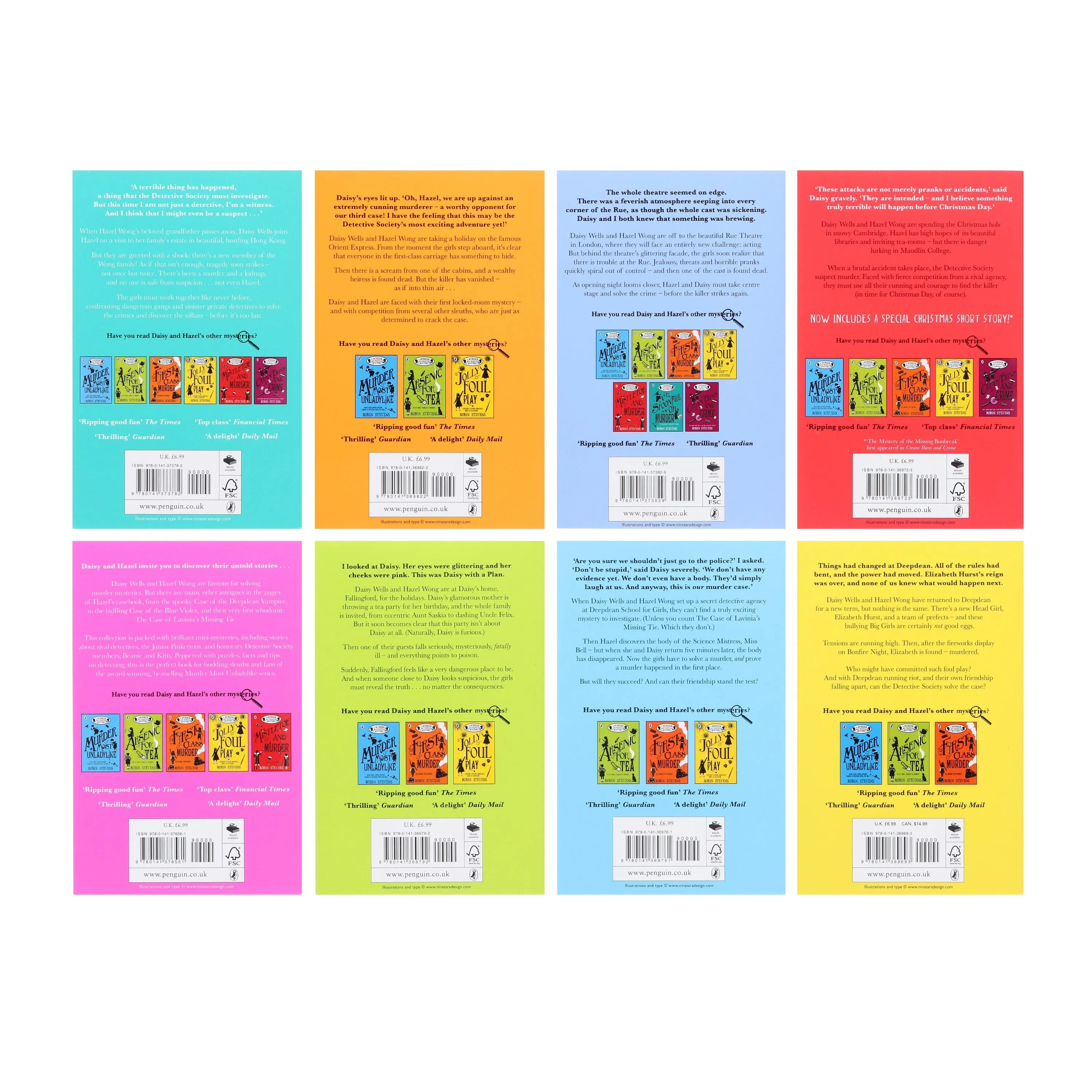 Murder Most Unladylike By Robin Stevens 8 Books Collection Set - Ages 9  - Paperback