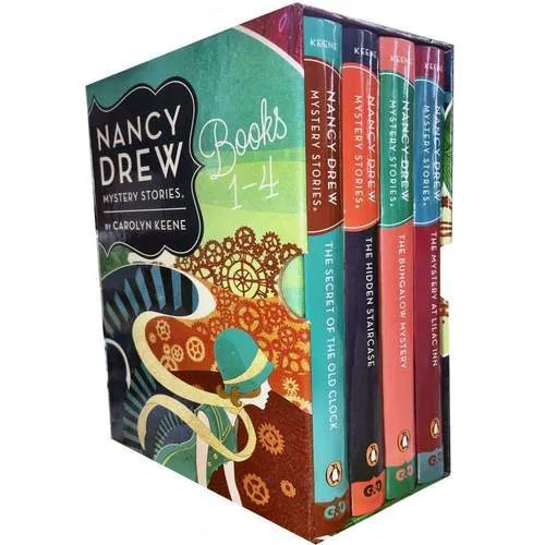 Nancy Drew Mystery Stories Books 1-4 Box Set - Age 9-14 - Hardback by Carolyn Keene