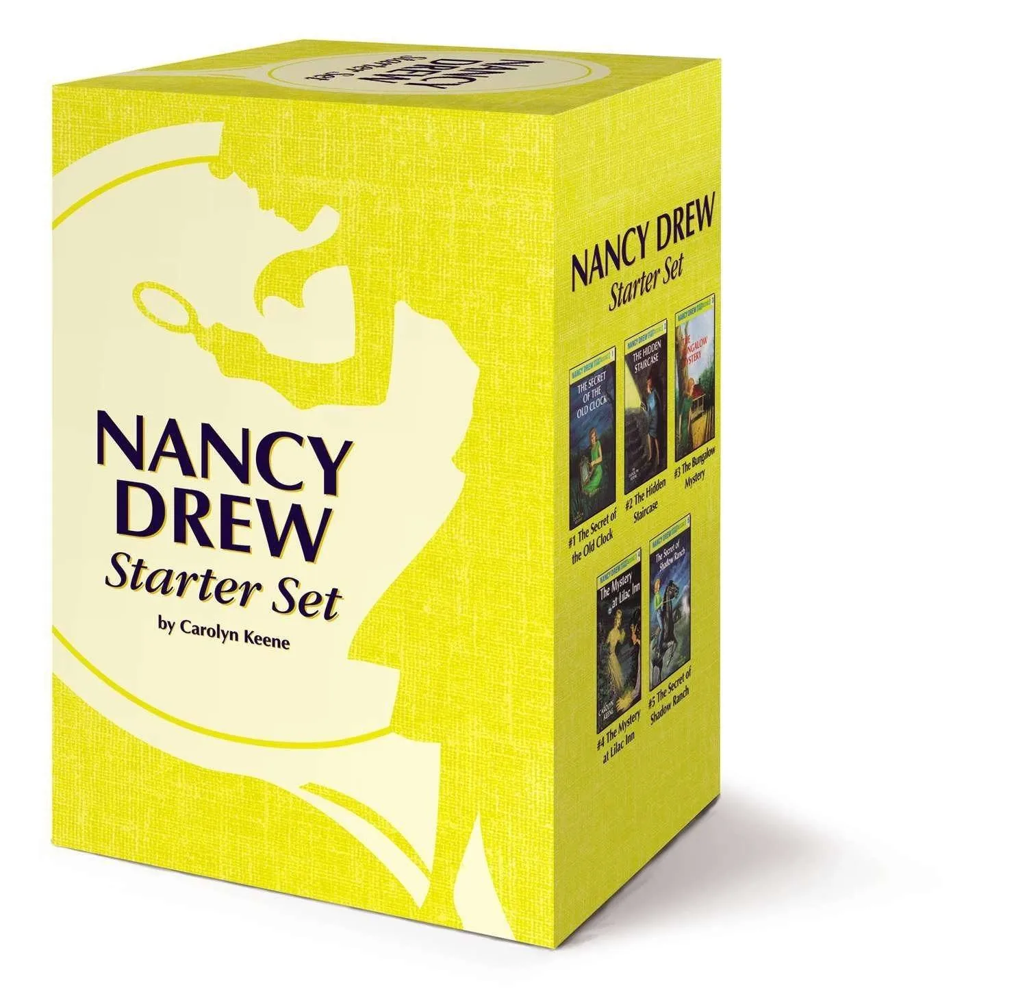 Nancy Drew Starter Set 5 Books Box Collection By Carolyn Keene - Ages 9-14 - Hardback