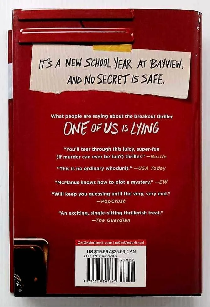 ONE OF US IS NEXT - Karen McManus