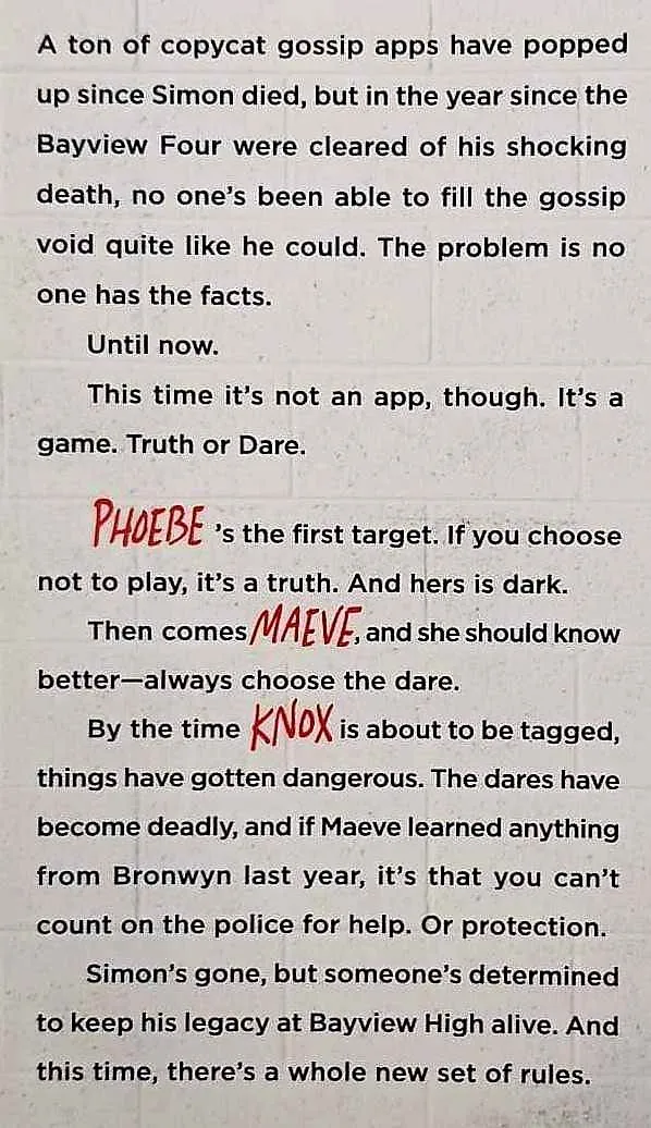 ONE OF US IS NEXT - Karen McManus