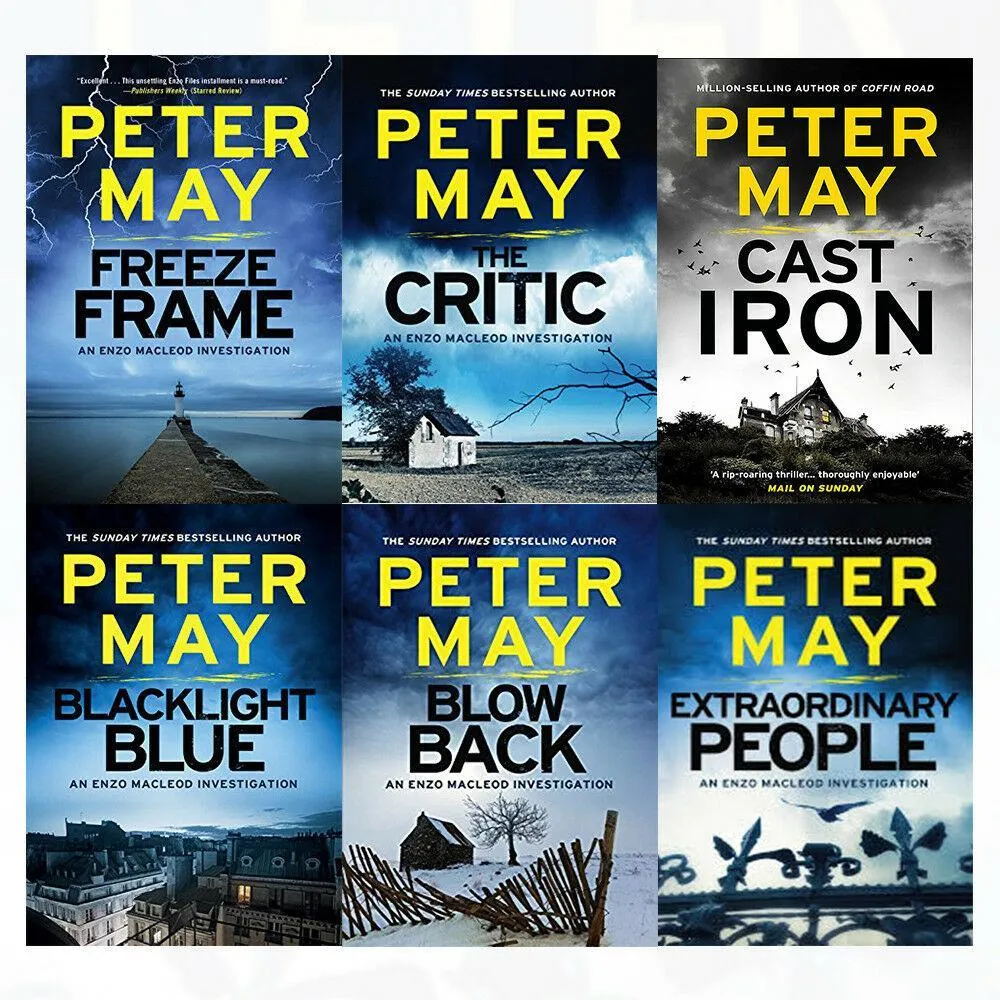 Peter May Enzo Files & China Thrillers Series 12 Books Collection Set - Adult - Paperback