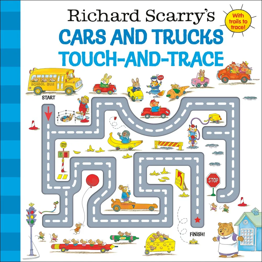Richard Scarry's Cars and Trucks Touch-and-Trace Cleary's
