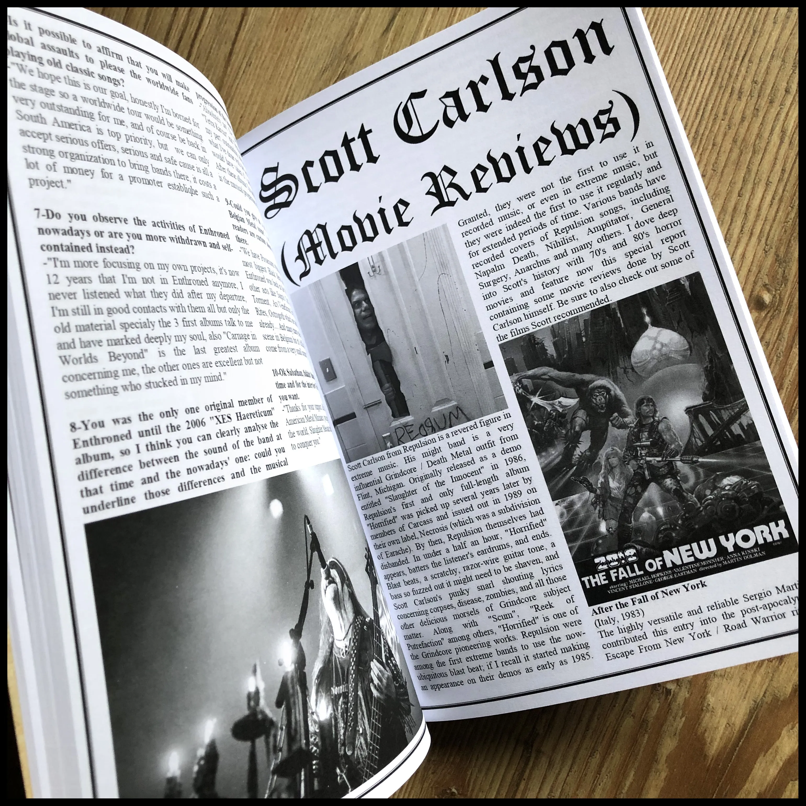 Sale: CTHULHU ZINE collection 4 (Issues 10, 11 & 12)  [black, death, grind, war metal, underground fanzine]
