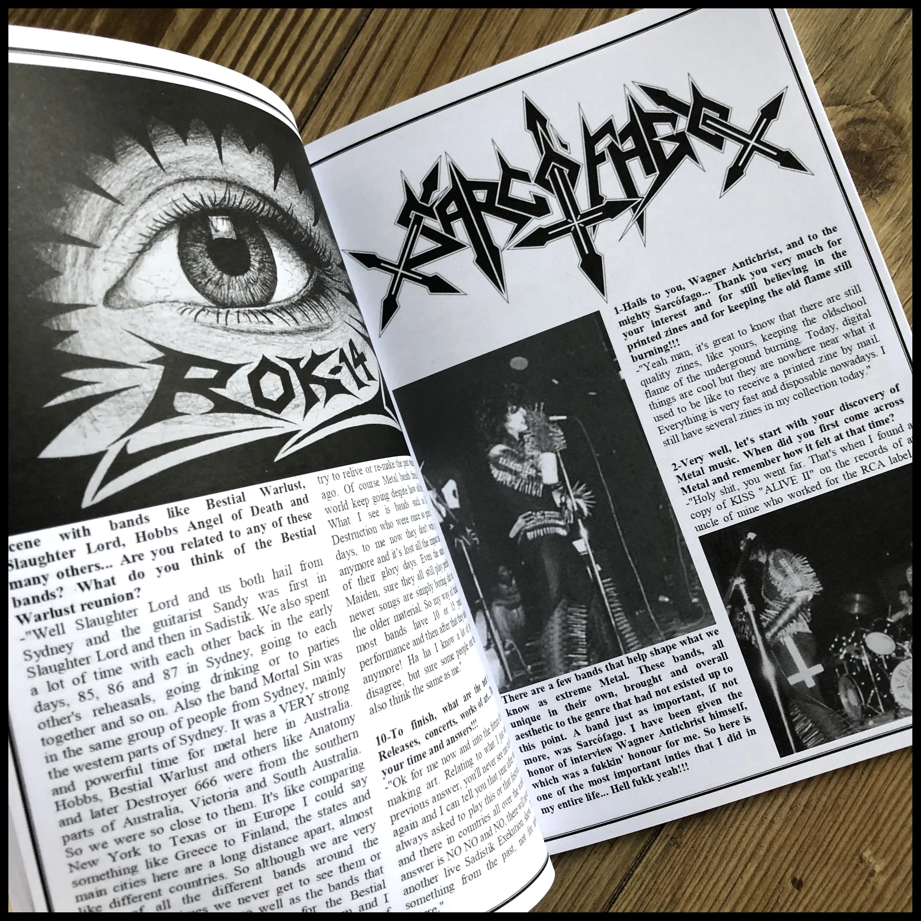 Sale: CTHULHU ZINE collection 4 (Issues 10, 11 & 12)  [black, death, grind, war metal, underground fanzine]