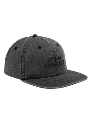 Sci Fi Fantasy Washed Logo Hat - Black