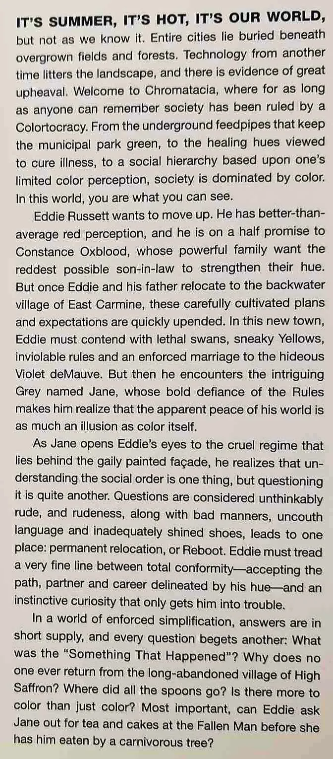 SHADES OF GREY - Jasper Fforde