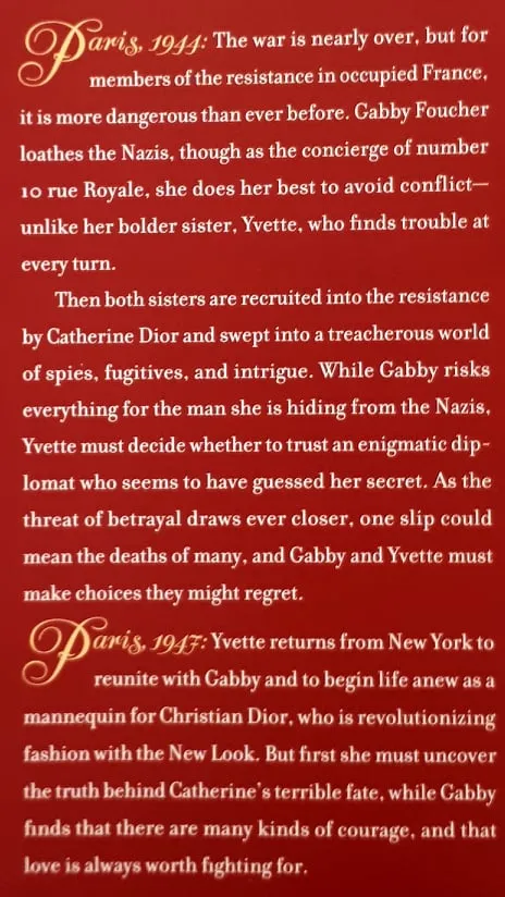 SISTERS OF THE RESISTANCE - Christine Wells