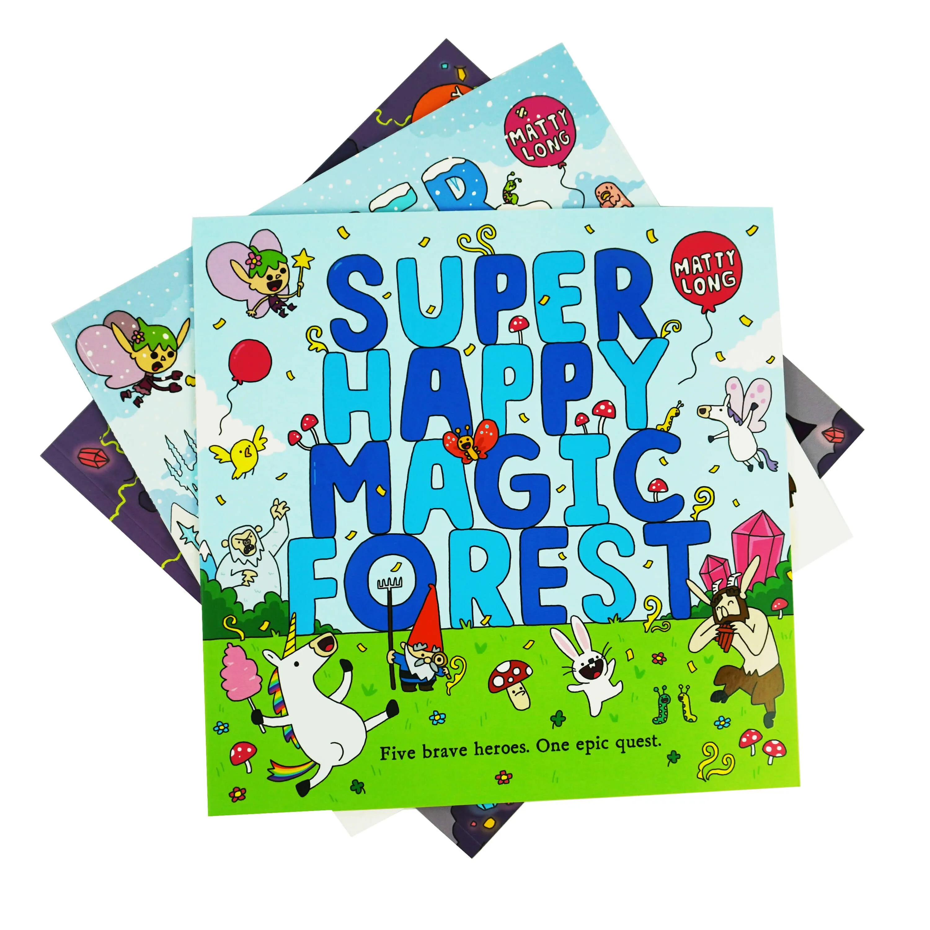 Super Happy Magic Forest by Matty Long 3 Picture Books Collection Set - Ages 5-8 - Paperback