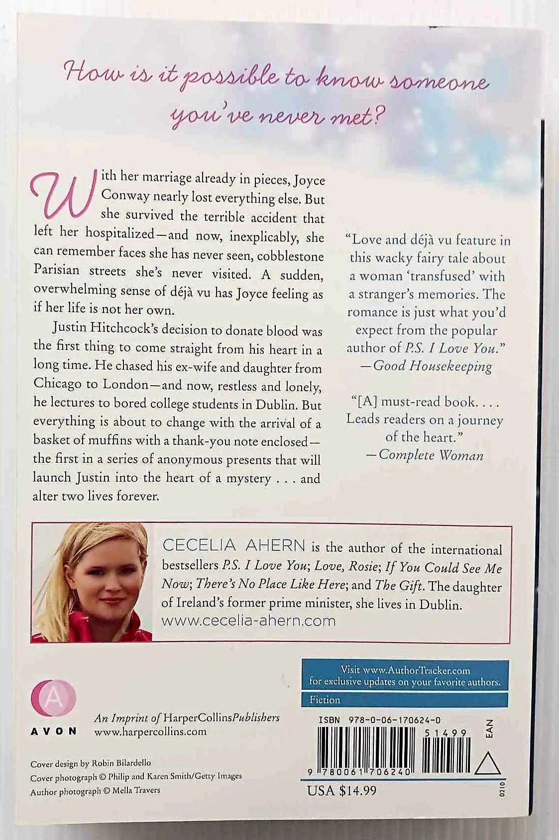 THANKS FOR THE MEMORIES - Cecelia Ahern