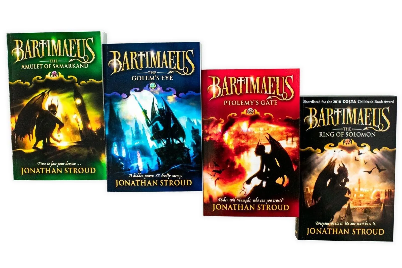 The Bartimaeus Sequence Series 4 Books Collection Set by Jonathan Stroud - Ages 12  - Paperback