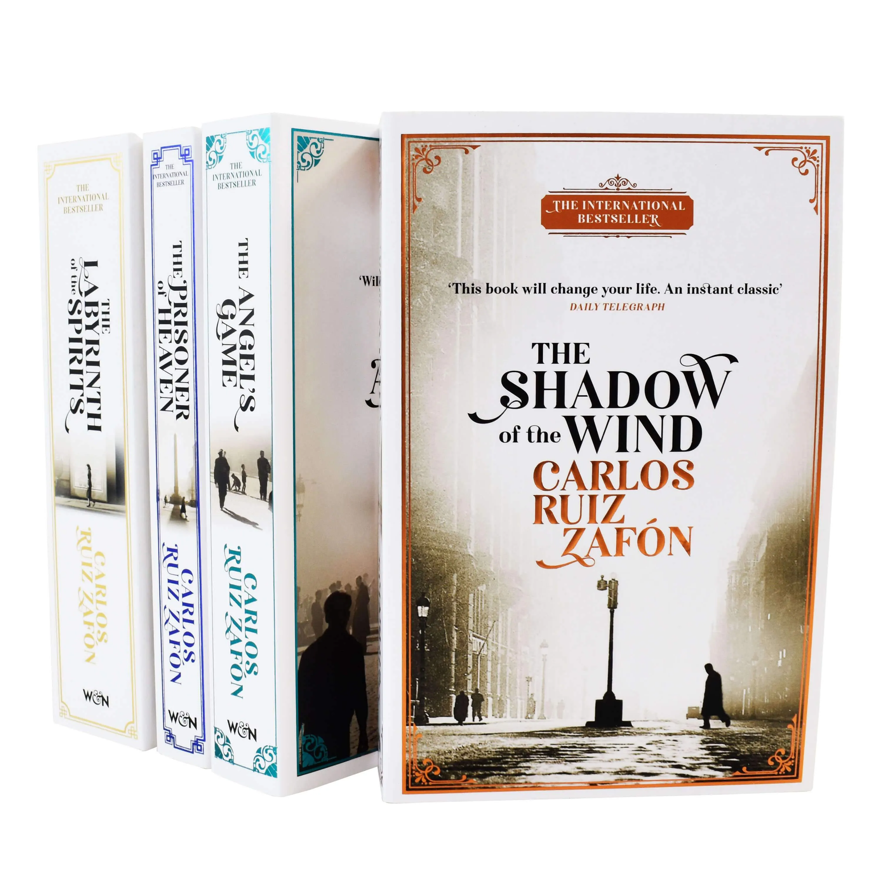 The Cemetery of Forgotten Books by Carlos Ruiz Zafon: Books 1-4 Collection Set - Fiction - Paperback