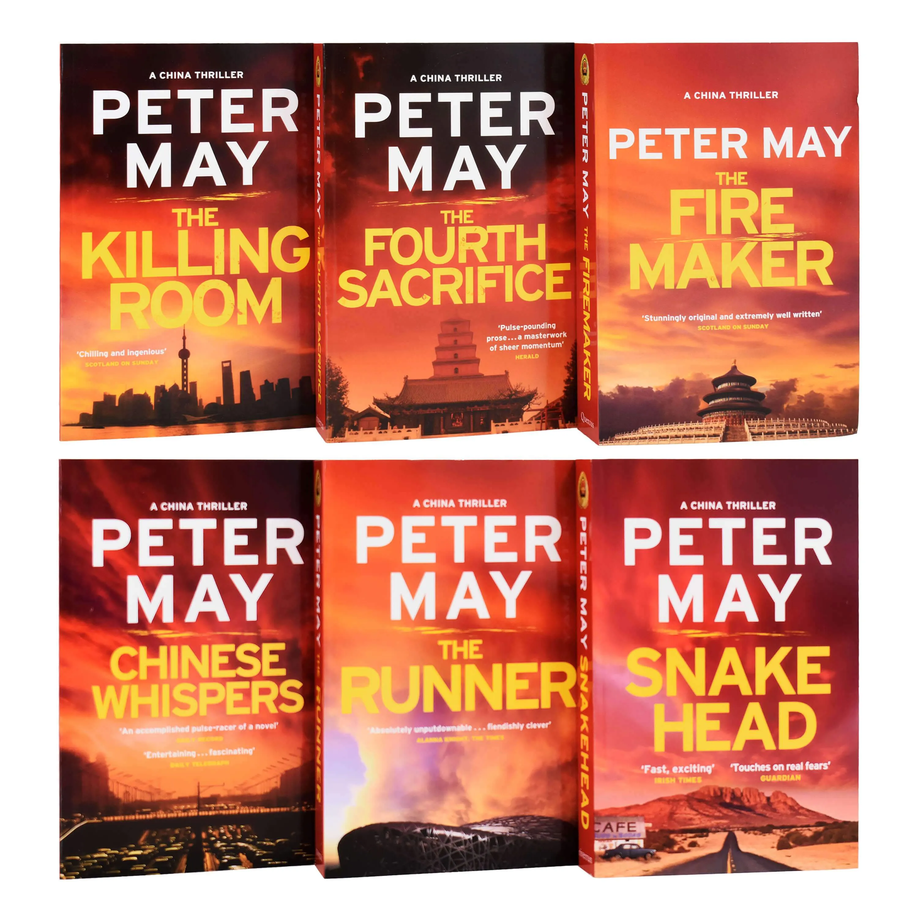 The China Thrillers The Complete 6 Books Collection by Peter May - Adult - Paperback