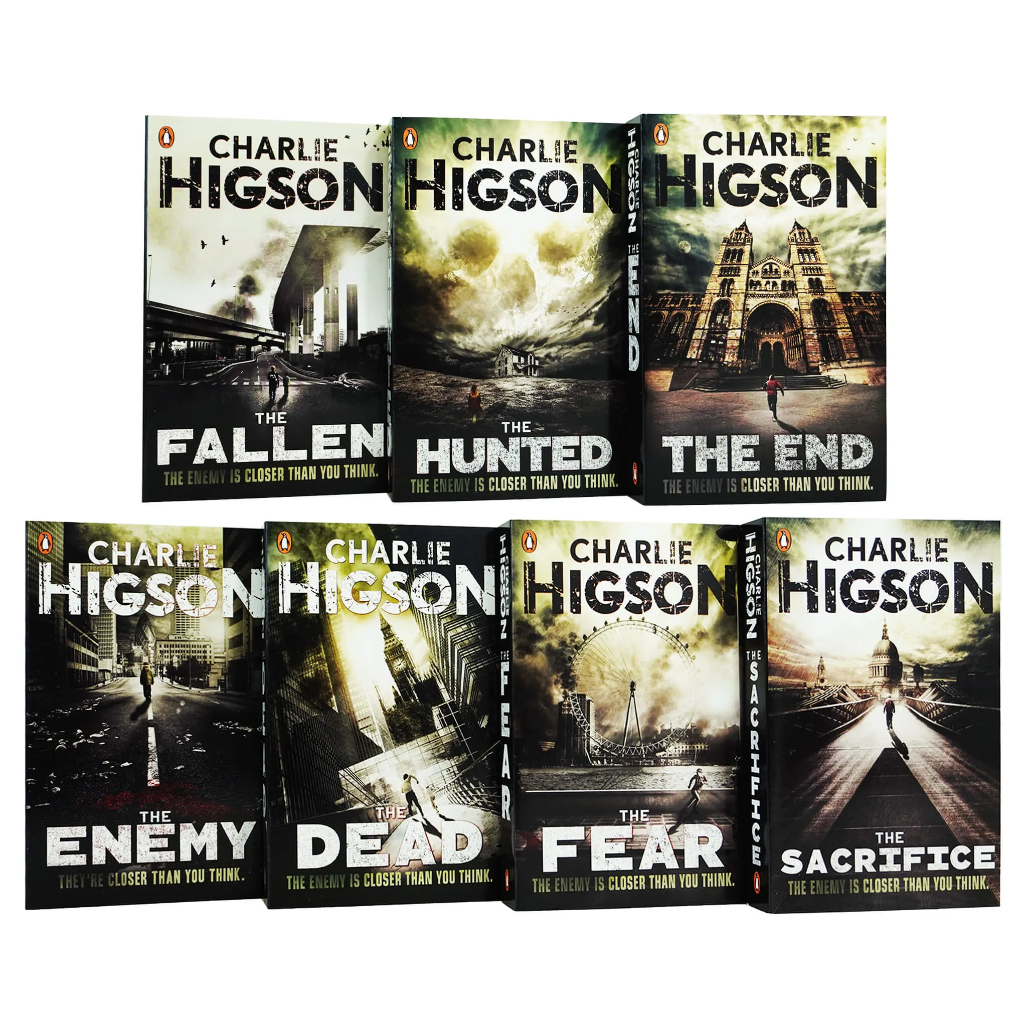 The Enemy Series 7 Books Collection Set By Charlie Higson - Ages 12  - Paperback