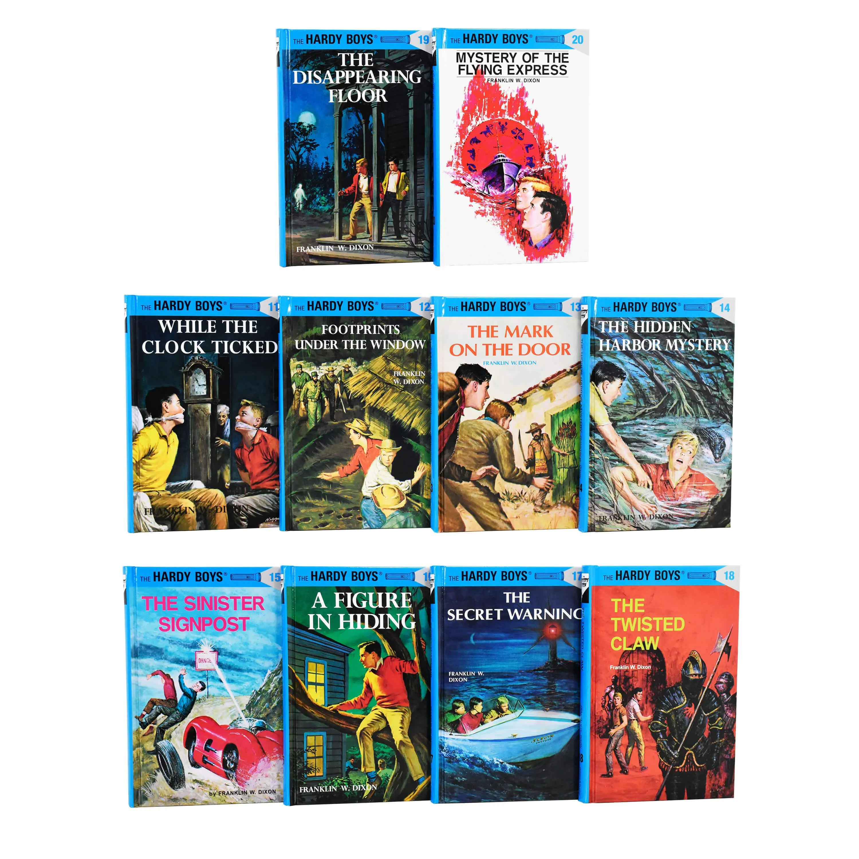The Hardy Boys Collection 11-20: 10 Books Box Set by Franklin W Dixon - Hardcover - Age 8-12