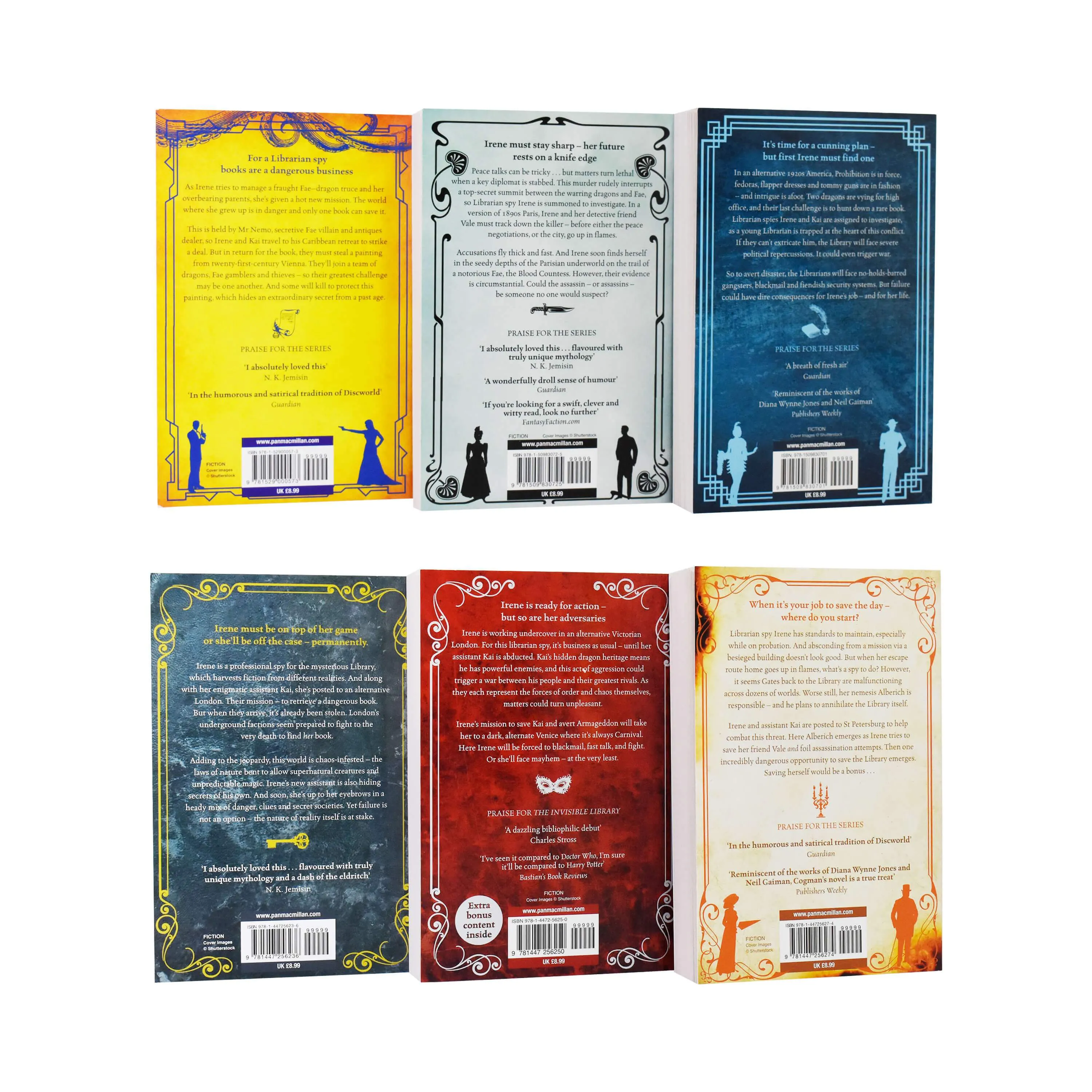The Invisible Library Series By Genevieve Cogman 6 Books Collection Set - Fiction - Paperback