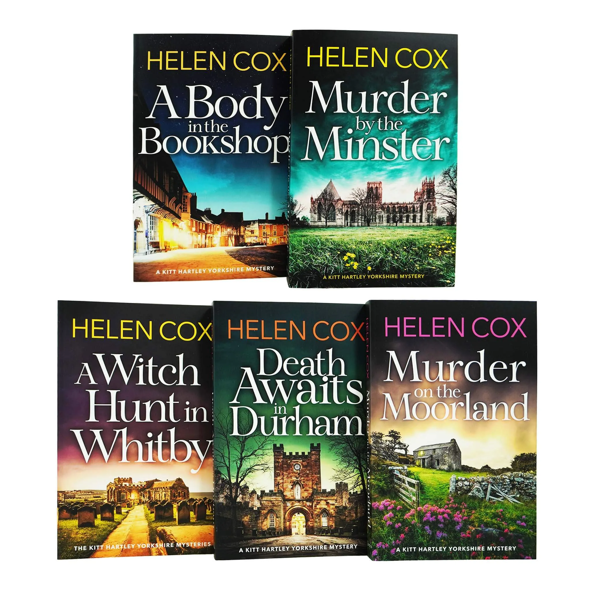 The Kitt Hartley Yorkshire Mysteries Series 5 Books Collection Set by Helen Cox - Adult - Paperback