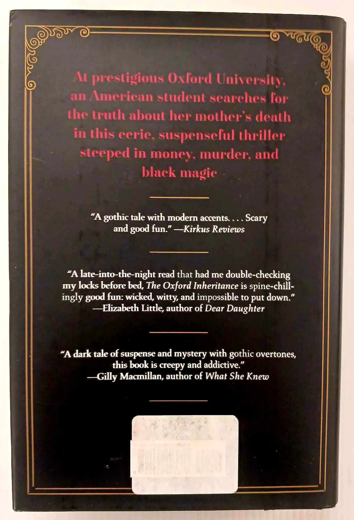 THE OXFORD INHERITANCE - Ann A. McDonald