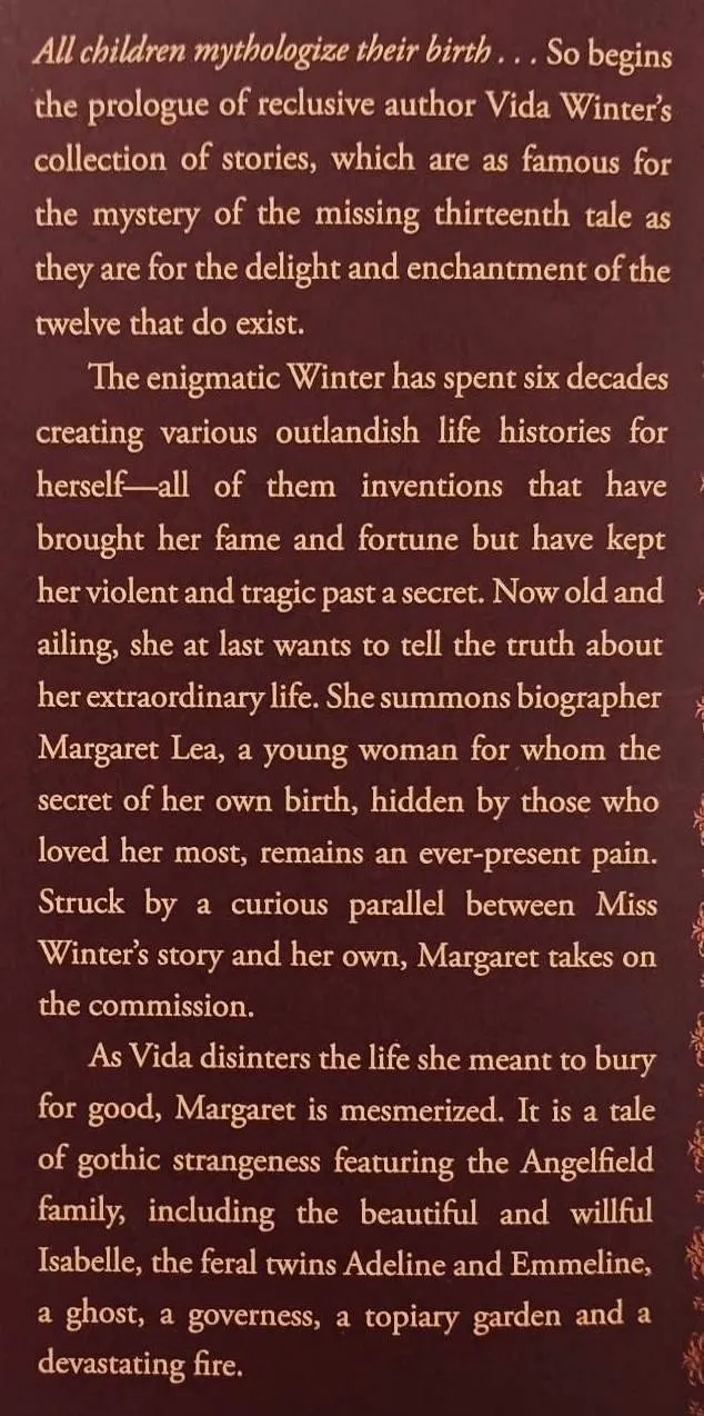 THE THIRTEENTH TALE - Diane Setterfield