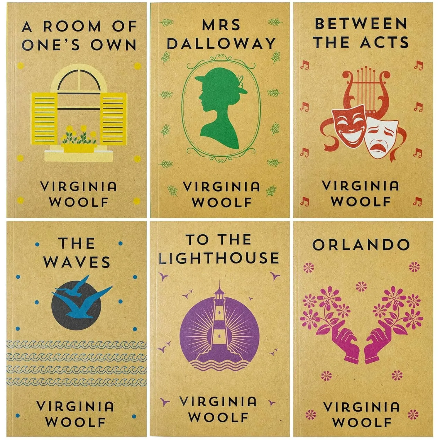The Virginia Woolf Collection 6 Books Box Set - Fiction - Paperback