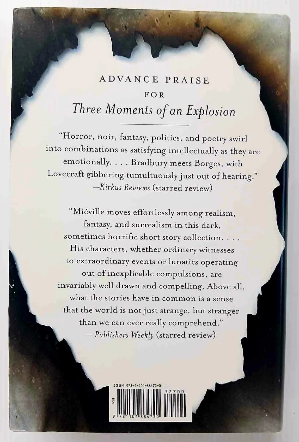 THREE MOMENTS OF AN EXPLOSION - China Mieville