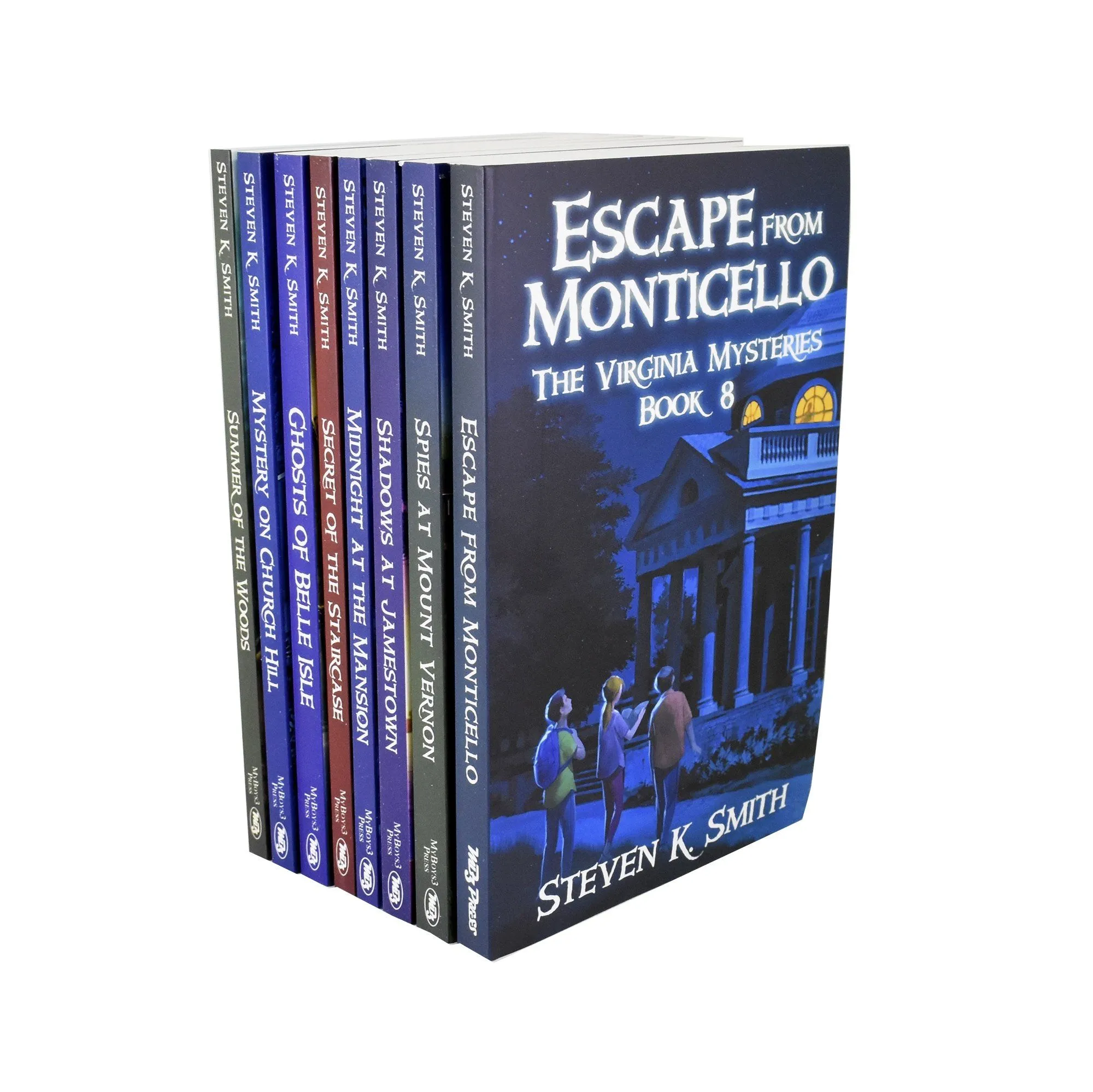 Virginia Mysteries Series 8 Books - Ages 9-14 - Pack Paperback By Steven K Smith