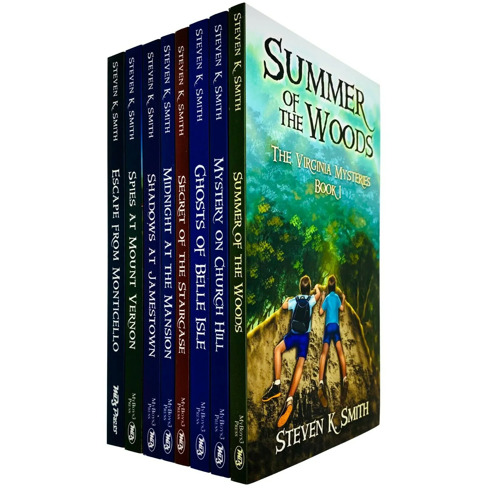 Virginia Mysteries Series 8 Books - Ages 9-14 - Pack Paperback By Steven K Smith