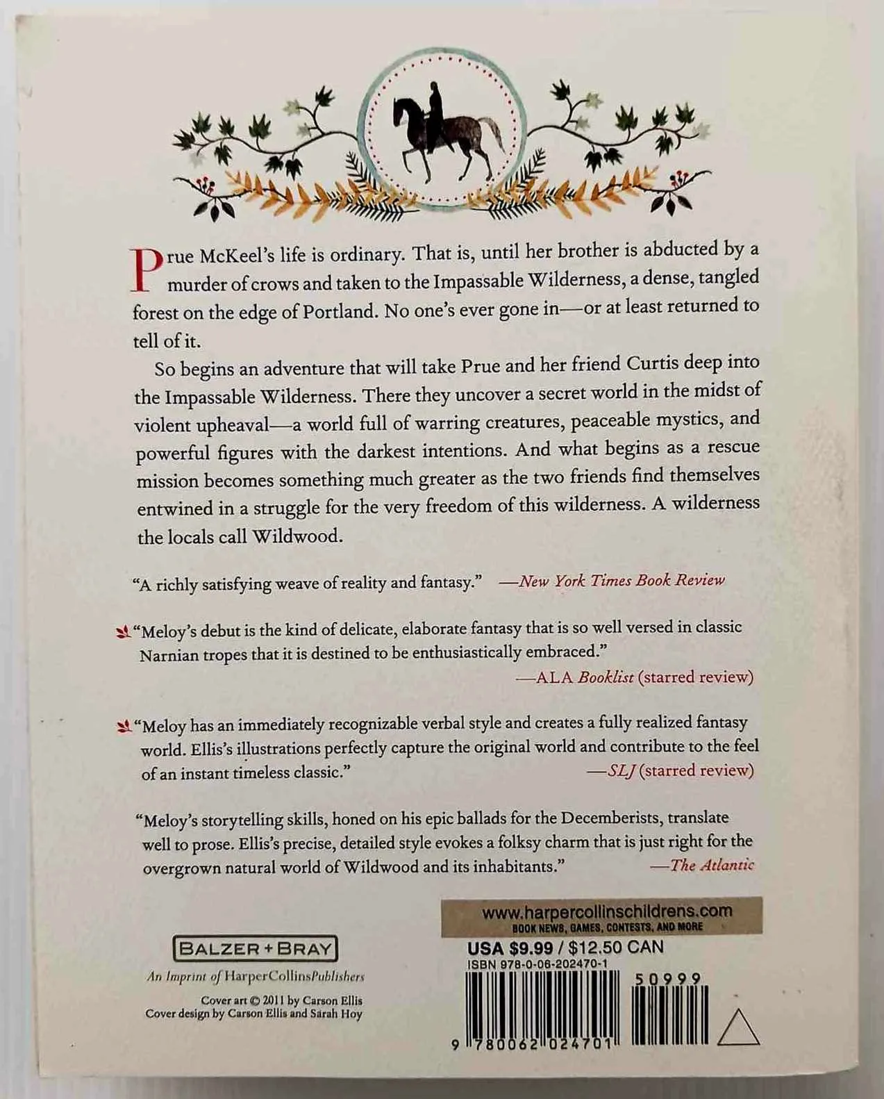 WILDWOOD - Colin Meloy, Carson Ellis